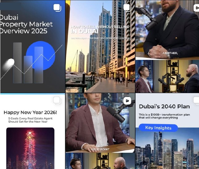 Real estate platform content example